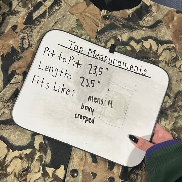 Vintage 80s 90s men's camo camouflage Westark hunting snap button bomber jacket - Picture 7 of 7